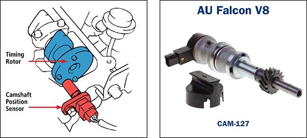 vz commodore crank angle sensor fault