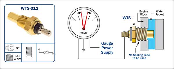 Water Temperature Sensors Wts